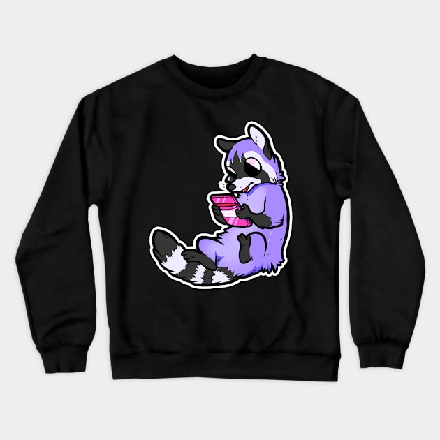 Rad Raccoon Crewneck Sweatshirt by arkay9